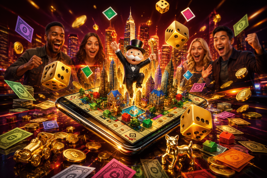 Top 10 Mobile Games for US Gamers 2026 2 MONOPOLY GO! – The Mobile Board Game Taking Over America