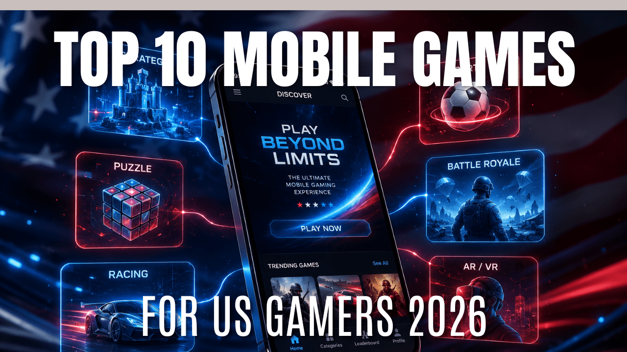 Top 10 Mobile Games for US Gamers 2026