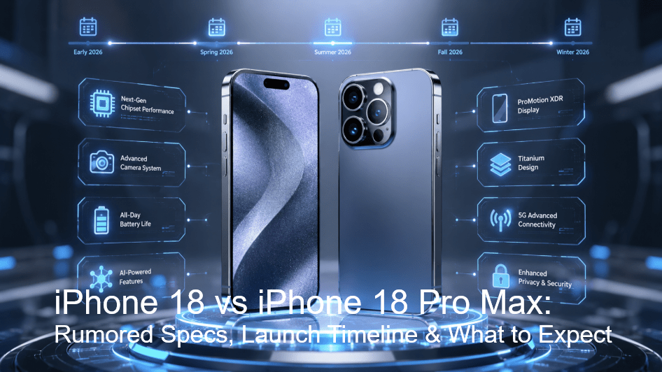 iPhone 18 vs iPhone 18 Pro Max