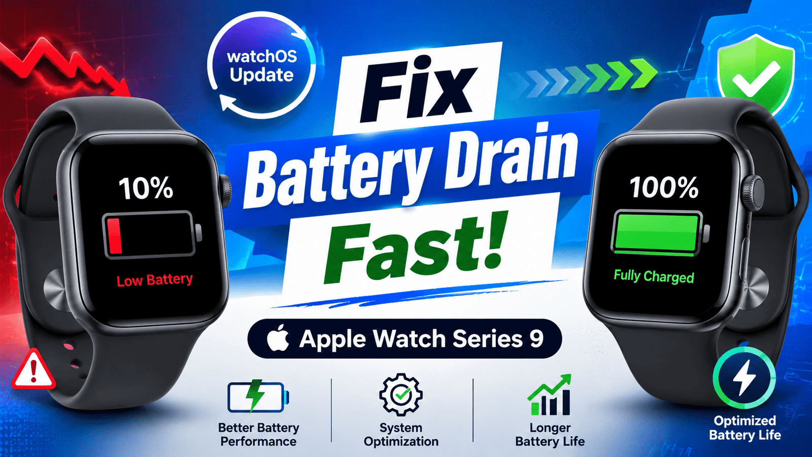 How to fix Apple Watch 9 battery drain after update