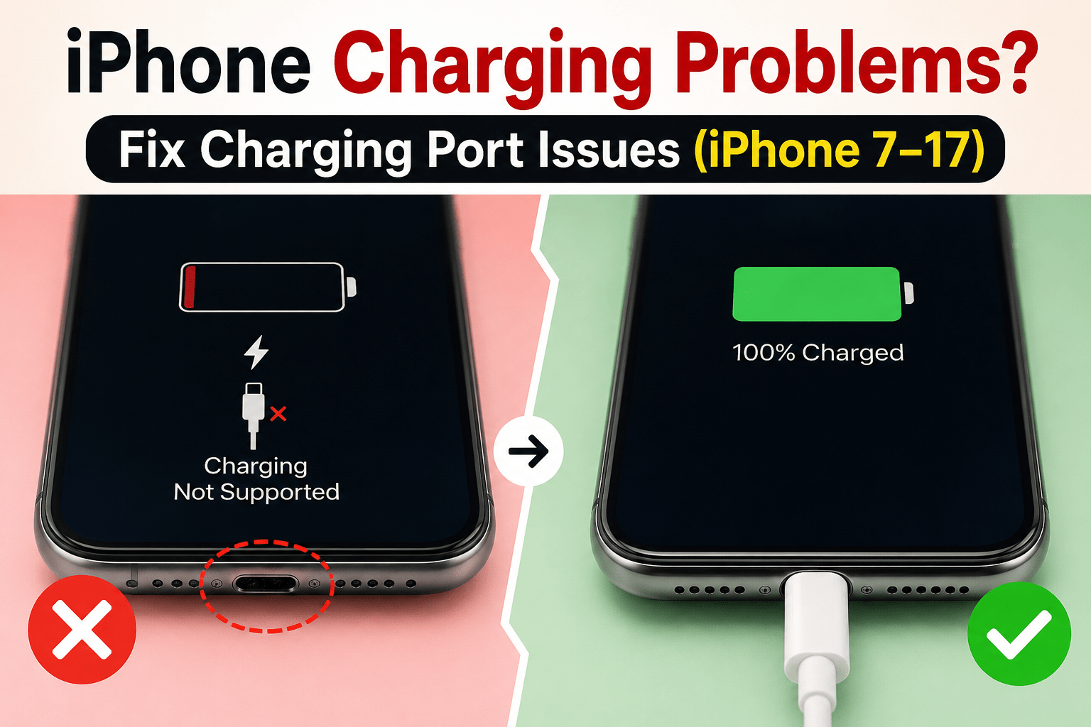 Fix iPhone Charging Problems