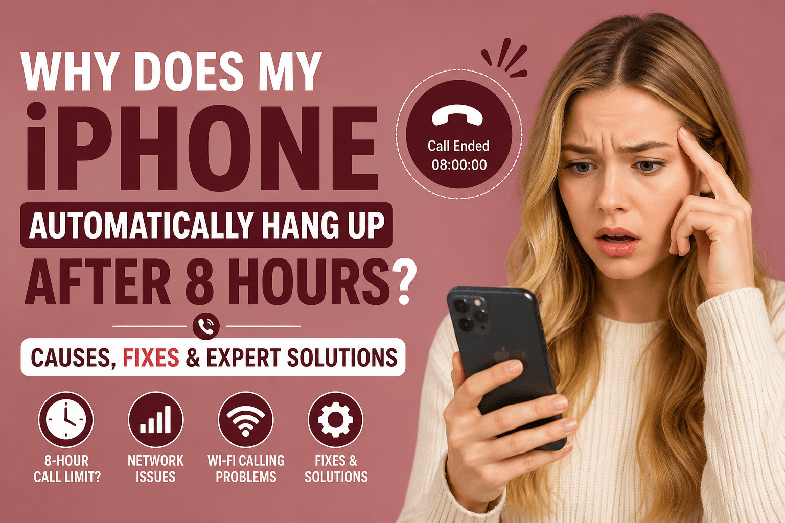 Why Does My iPhone Automatically Hang Up After 8 Hours? Causes, Fixes & Expert Solutions