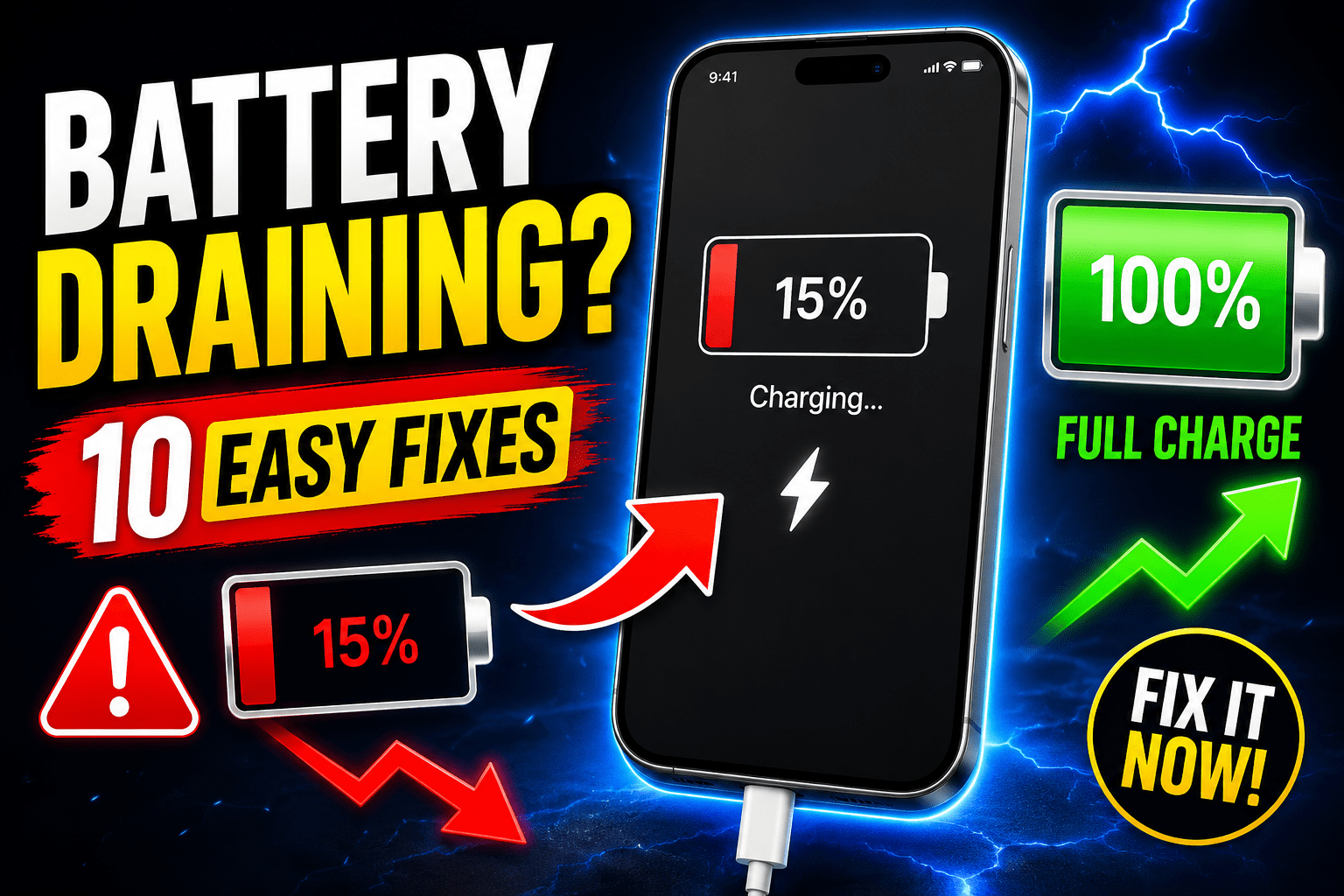 Why Is My iPhone Battery Draining While Charging? 10 Fixes That Actually Work