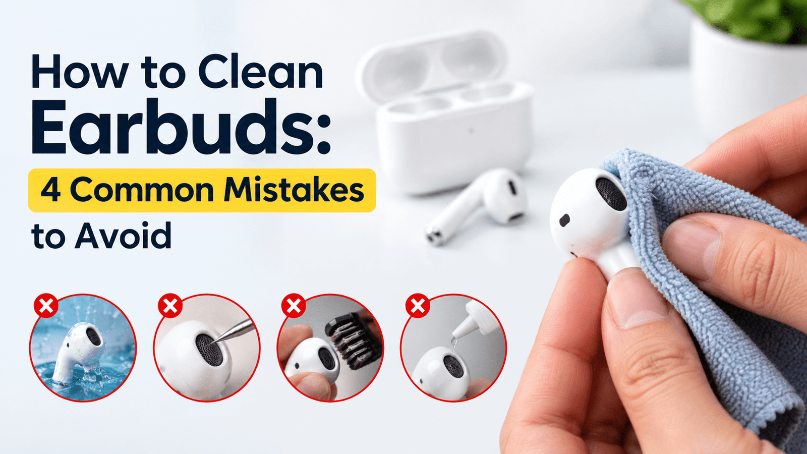 How to Clean Earbuds 4 Common Mistakes to Avoid